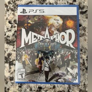 Playstation 5 metaphor Re Fantazio sealed atlus game